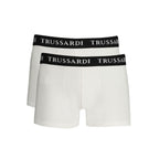 Trussardi White Cotton Men's Boxer Brief