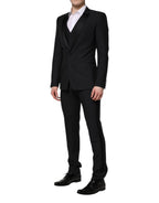 Dolce & Gabbana Dark Blue MARTINI 2 Buttons 3 Piece  Suit