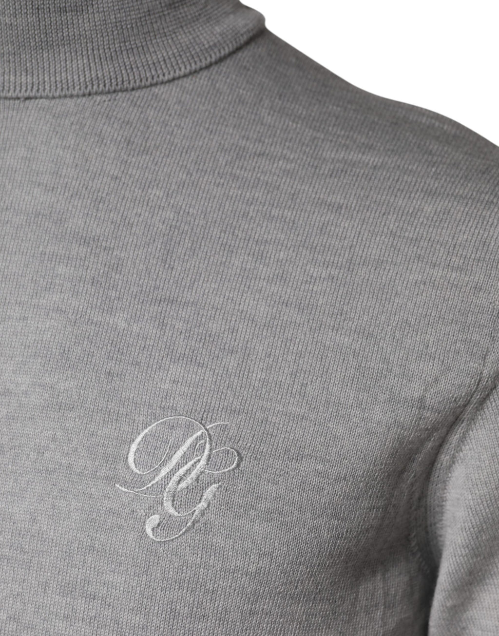 Dolce & Gabbana Gray LongSleeve Turtleneck Pullover Sweater