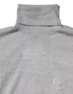 Dolce & Gabbana Gray LongSleeve Turtleneck Pullover Sweater