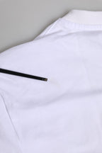 Dolce & Gabbana White Cotton DG Logo Embroidery Men T-shirt