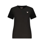 Guess Jeans Black Cotton Women T-Shirt
