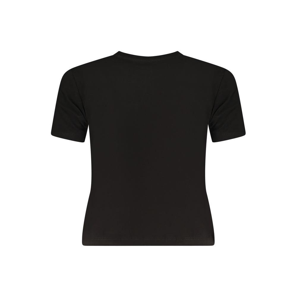 Guess Jeans Black Cotton Women T-Shirt