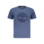 Timberland Blue Cotton Men T-Shirt