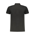 Iceberg Black Cotton Men Polo Shirt