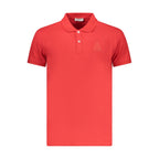 Iceberg Red Cotton Polo Shirt