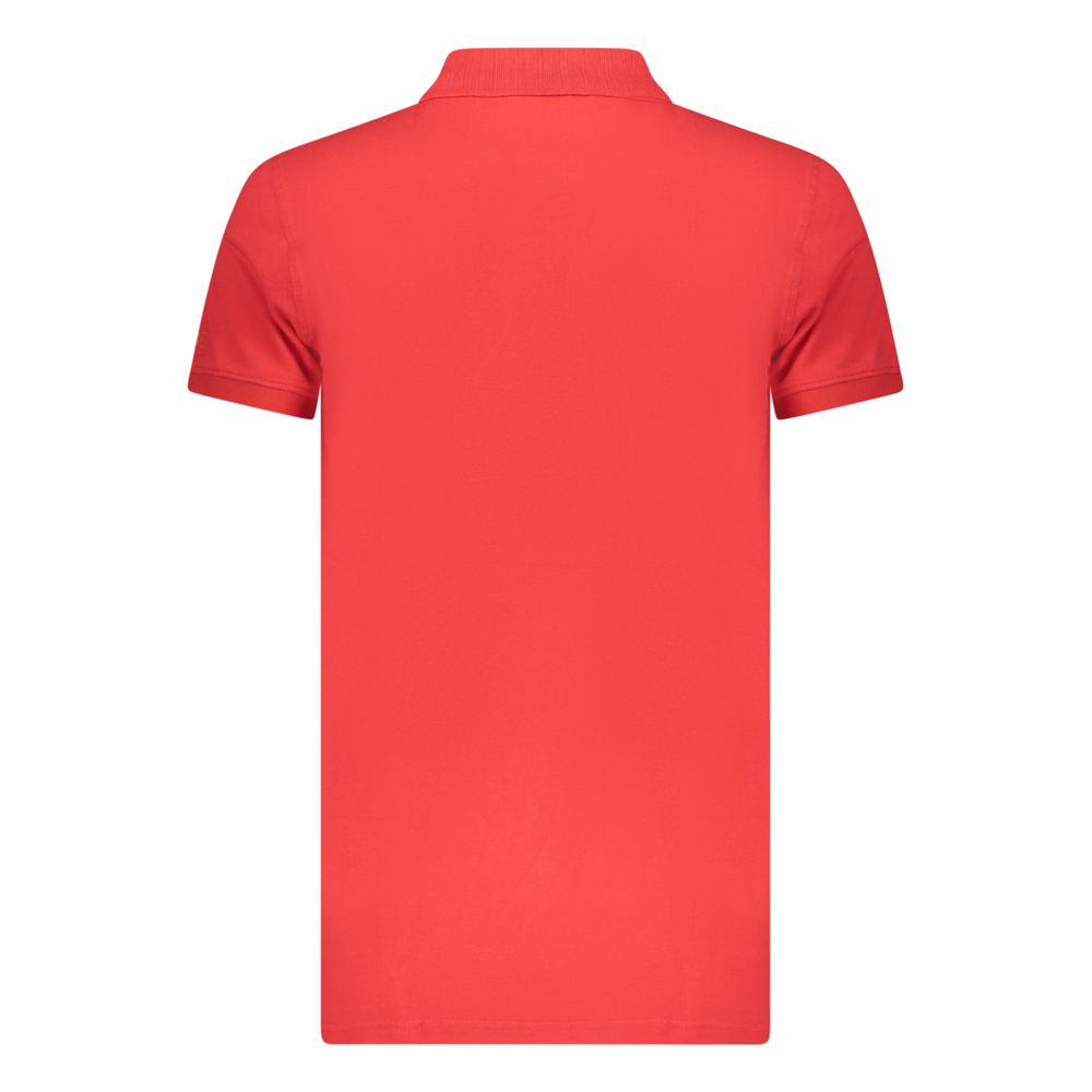 Iceberg Red Cotton Polo Shirt