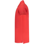 Iceberg Red Cotton Polo Shirt