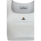 Vivienne Westwood White Cotton Tank Tops