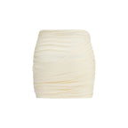 Magda Butrym Beige Fabric Mini Skirt