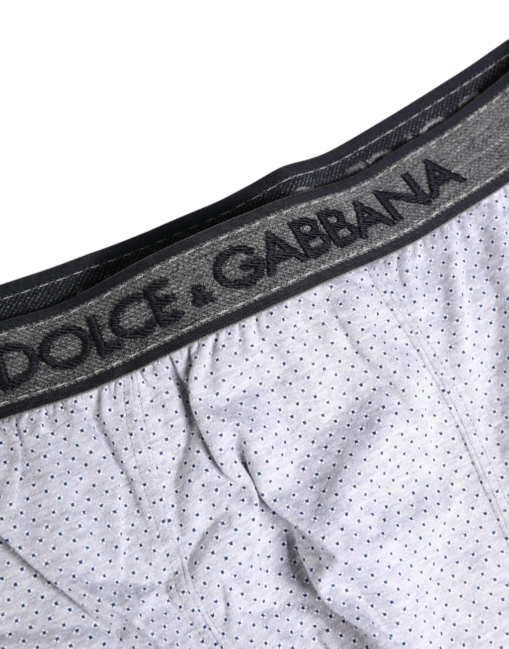 Dolce & Gabbana White Logo Cotton Men Regular Boxer Underwear