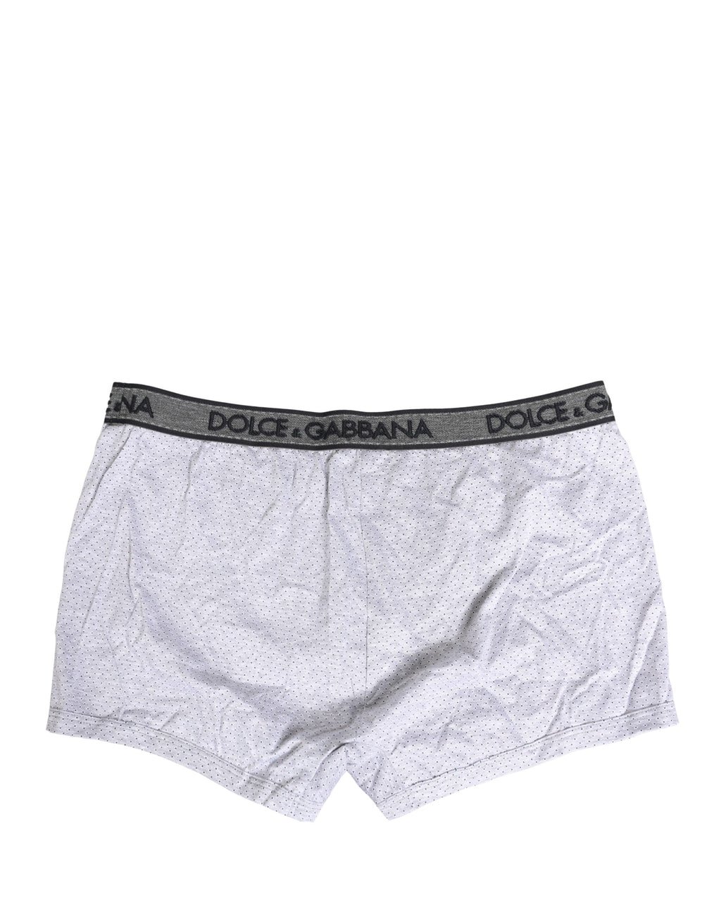 Dolce & Gabbana White Logo Cotton Men Regular Boxer Underwear