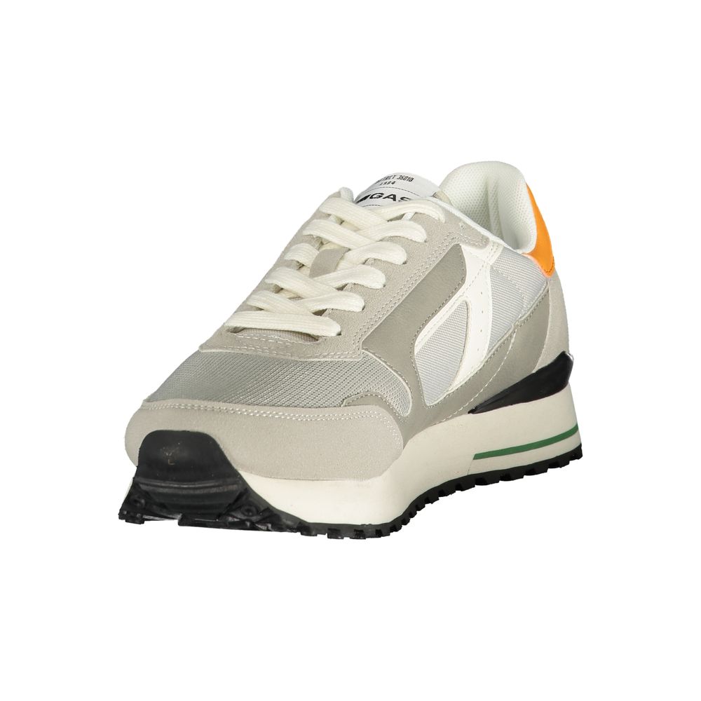 Gas Grigio Polyurethane Men Sneaker