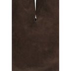 Manebi Brown Calf Leather Bos Taurus Shoulder Bag
