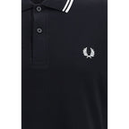 Fred Perry Black Cotton Polo Shirt