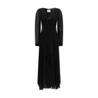 Marant Etoile Black Viscose Casual Dress