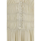 Marant Etoile Beige Viscose Casual Dress