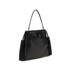 Etro Black Lamb Ovis Aries Aries Shoulder Bag