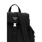 Prada Black Recycled Polyamide Backpack