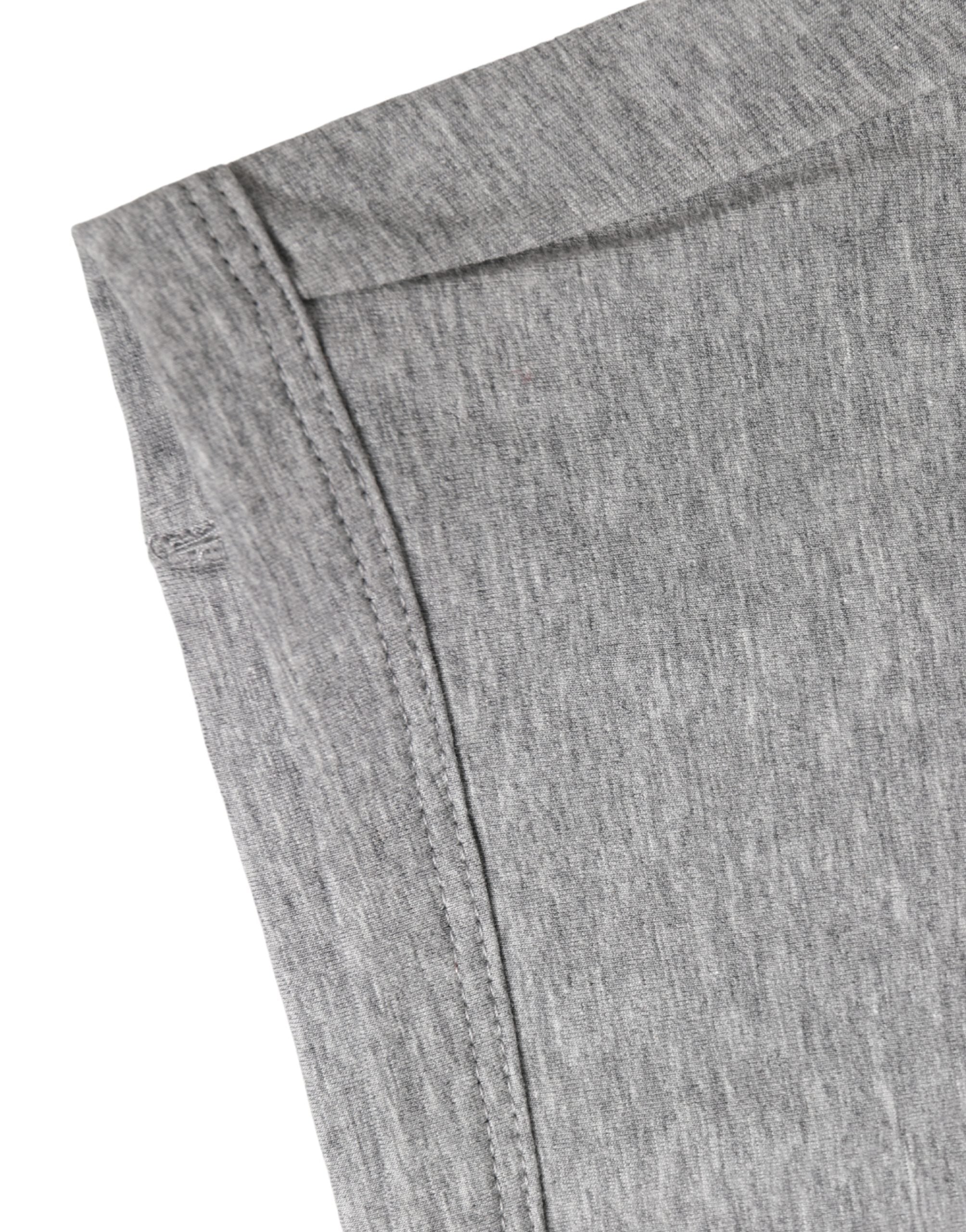 Dolce & Gabbana Gray Cotton Logo Waistband Midi Boxer Underwear