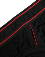 Dolce & Gabbana Black Logo Waistband Brando Brief Underwear