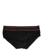 Dolce & Gabbana Black Logo Waistband Brando Brief Underwear