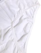 Dolce & Gabbana White Logo Waistband Cotton Men Briefs Underwear