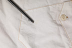Dolce & Gabbana White Cotton Mid Waist Chino Bermuda Shorts