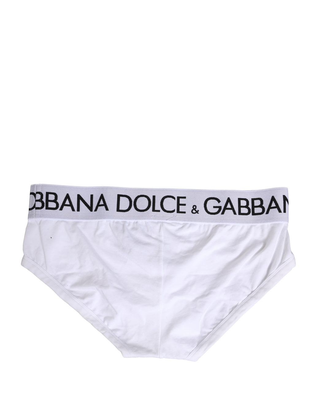 Dolce & Gabbana White Cotton Stretch Regular Brief Underwear
