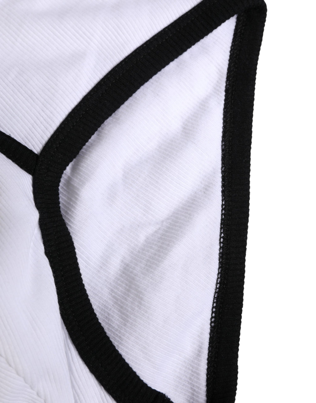 Dolce & Gabbana White Cotton Ribbed Men Brando Brief Underwear