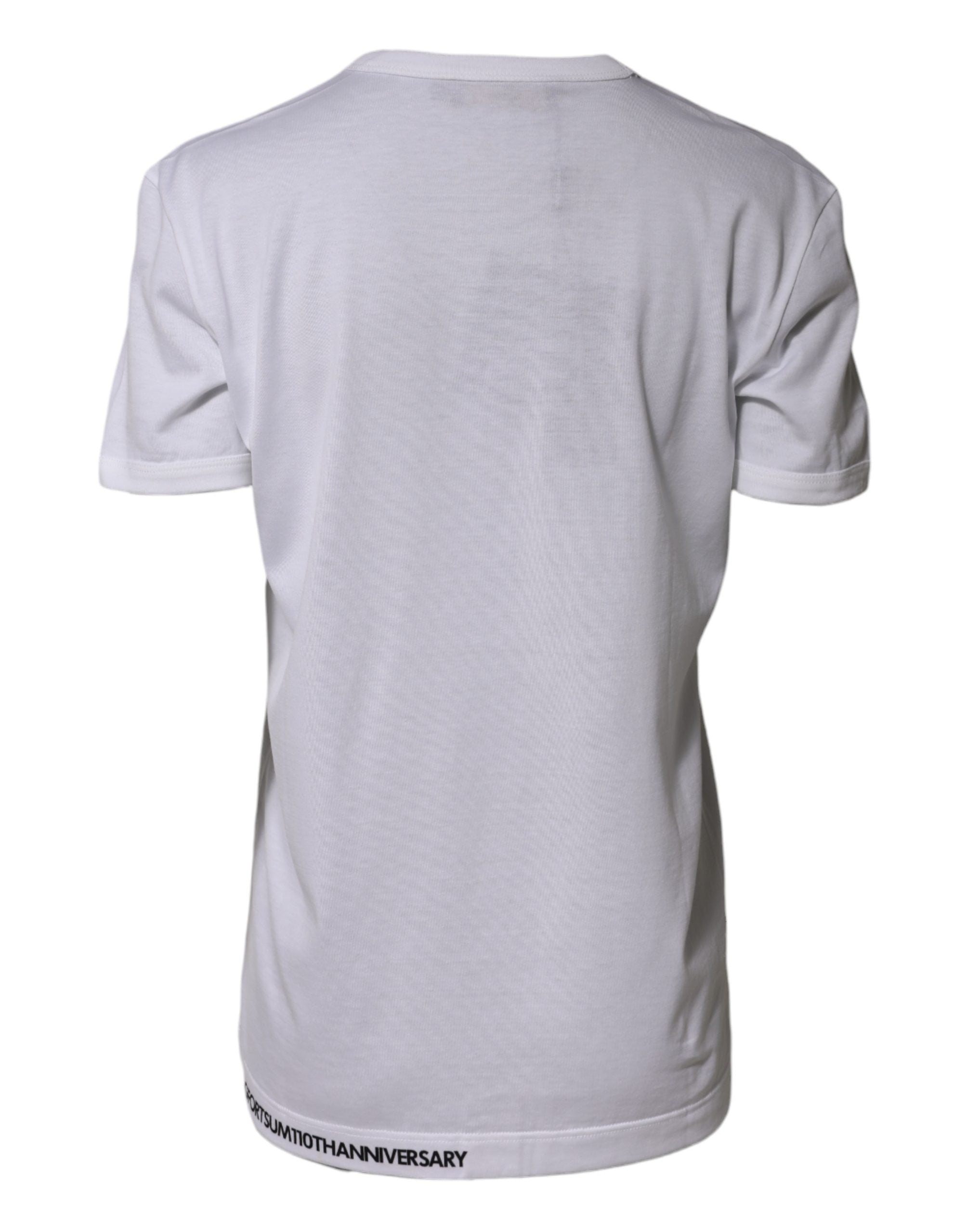 Dolce & Gabbana White DG Loves Moscow Print Cotton  T-shirt