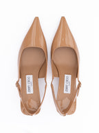 Jimmy Choo Biscuit Amel 50 Slingback Pumps