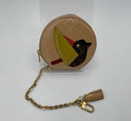 Louis Vuitton LOUIS VUITTON Micro Boite Chapeau Patent Patchwork LV Bird Coin Purse