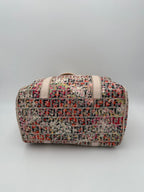 Fendi FENDI Bauletto FF Fabric Flowers Handbag