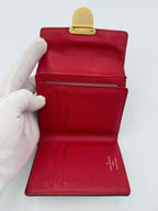 Louis Vuitton LOUIS VUITTON PUSH-LOCK Damier Ebene Wallet