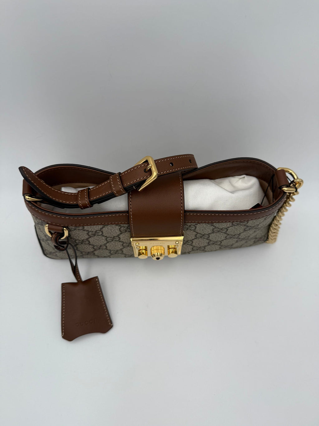Gucci GUCCI PADLOCK GG Supreme Shoulder Bag