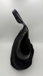 Fendi FENDI Hobo FF Zucca Black Shoulder Bag