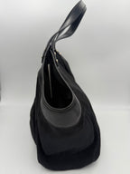 Fendi FENDI Hobo FF Zucca Black Shoulder Bag