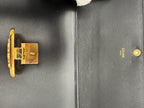 Celine CELINE TRIOMPHE Black Clutch