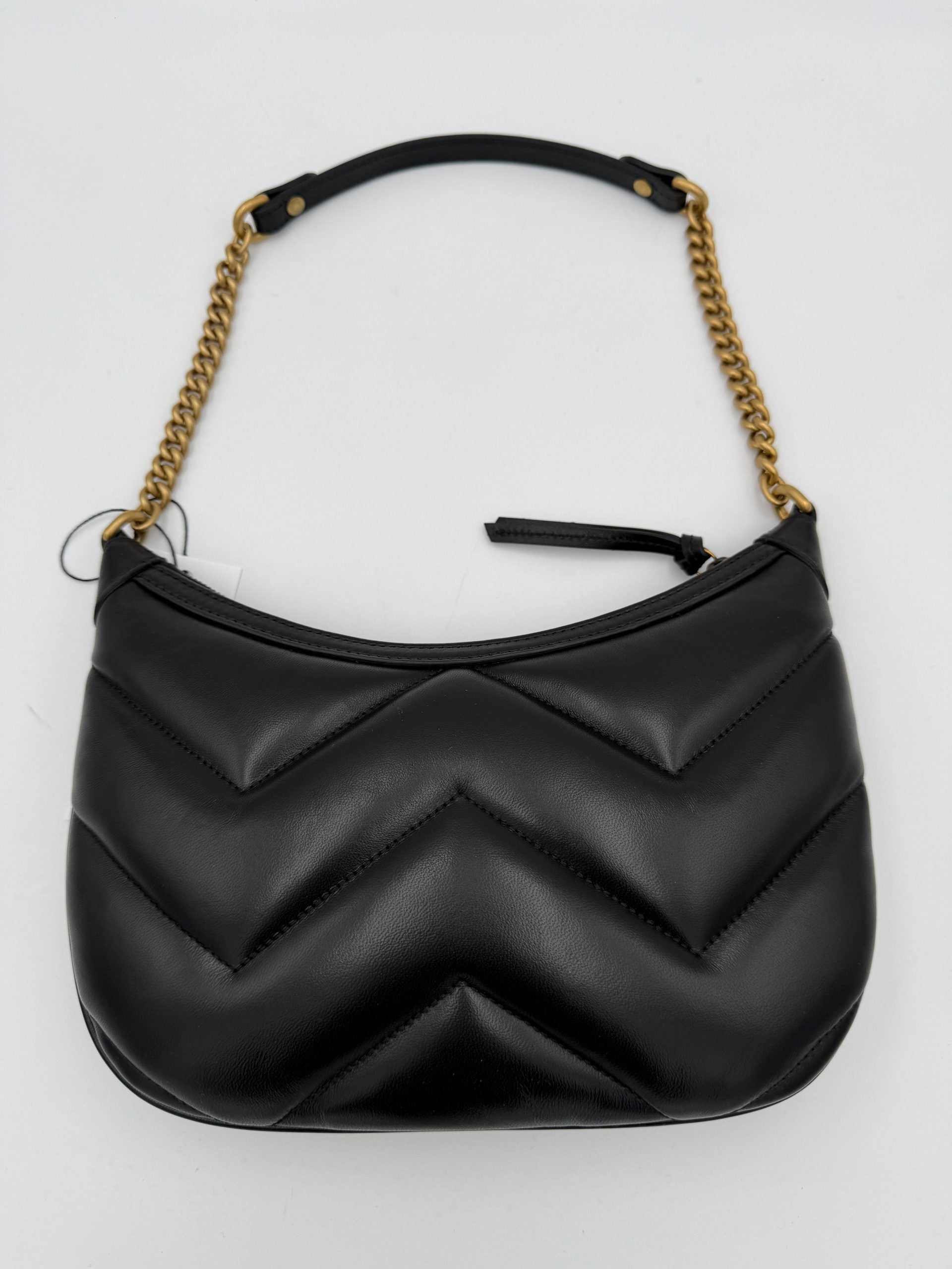 Gucci GUCCI HOBO PUFFER MARMONT Black Handbag