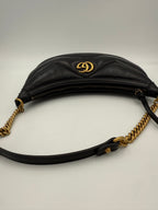 Gucci GUCCI HOBO PUFFER MARMONT Black Handbag