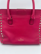 Valentino Garavani VALENTINO GARAVANI Rockstud Medium Pink Handbag