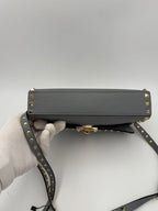 Valentino Garavani VALENTINO GARAVANI Rockstud Small Grey Handbag