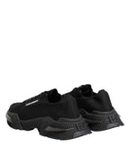 Dolce & Gabbana Black Airmaster Low Top Men Sneakers Shoes