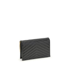 Saint Laurent Black Calf Leather Bos Taurus Shoulder Bag