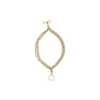 Saint Laurent Gold Brass Bracelet