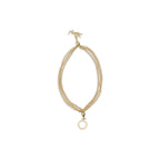 Saint Laurent Gold Brass Bracelet