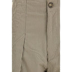 Marant Etoile Beige Cotton Casual Pants