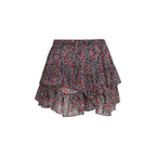 Marant Etoile Purple Cotton Bermuda Shorts