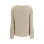 The Row Beige Cashmere Sweater